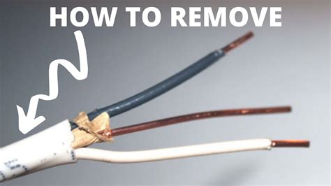 how long of the sheath romex removed in junction box|romex outer sheath.